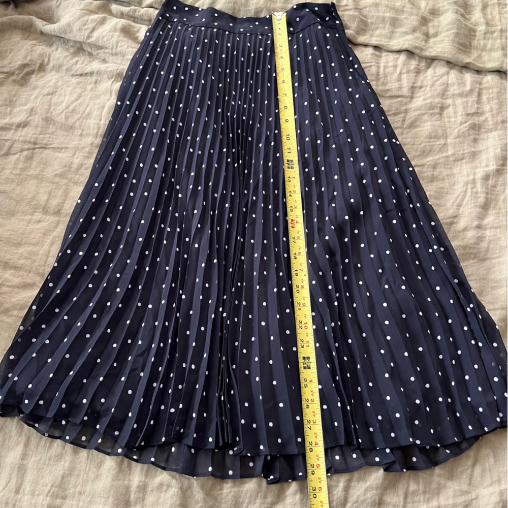 Sezane Black and White Polka Dot knee length Skirt - Picture 3 of 7